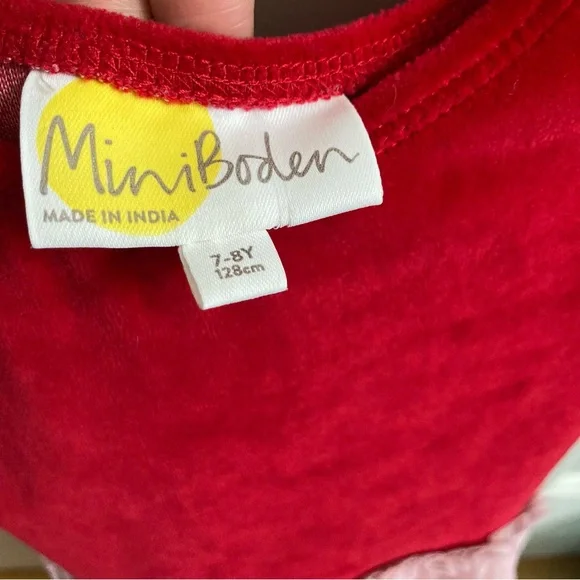 Mini Boden Red and Pink Tulle Dress - Picture 4 of 4